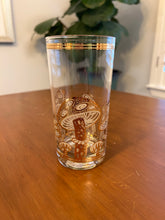 Load image into Gallery viewer, Gold Mushroom Highball Glasses by Culver