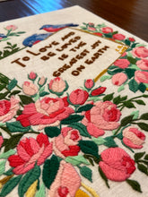 Load image into Gallery viewer, To Love and Be Loved Embroidery