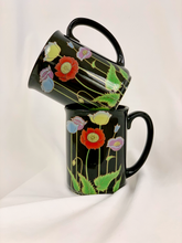 Load image into Gallery viewer, Poppies Mug Set