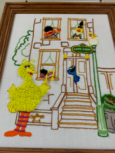 Sesame Street Crewel Embroidery