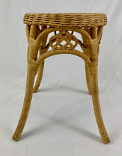 Load image into Gallery viewer, Wicker Stool/ Plant Stand
