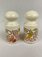 Load image into Gallery viewer, Avon 'Country Kitchen' Salt and Pepper Shakers
