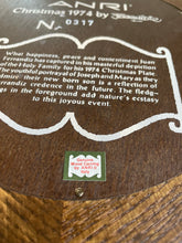 Load image into Gallery viewer, Christmas Wall Plaque by Anri Company, 1974