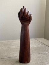 Load image into Gallery viewer, Vintage Wooden Fig Hand Gesture Sculpture