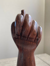 Load image into Gallery viewer, Vintage Wooden Fig Hand Gesture Sculpture