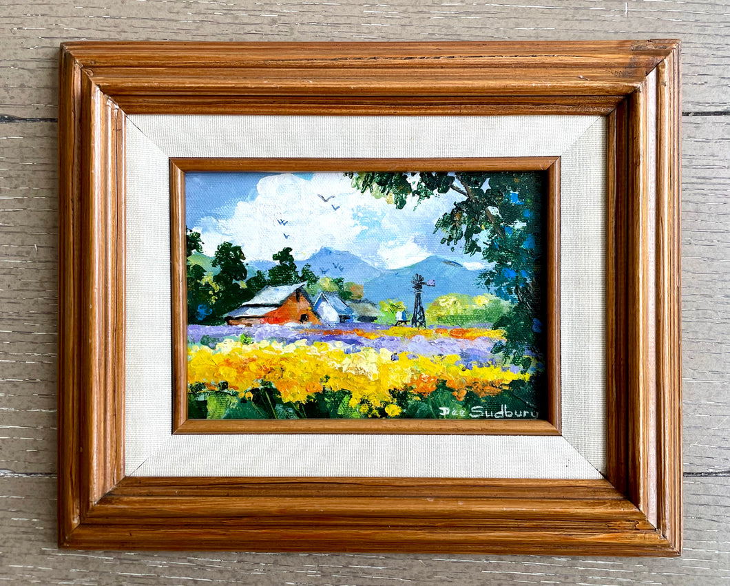 Original Farmhouse Painting by ‘Dee’