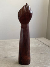 Load image into Gallery viewer, Vintage Wooden Fig Hand Gesture Sculpture