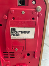 Load image into Gallery viewer, Vintage Mickey Mouse Phone