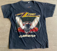 Load image into Gallery viewer, ZZ Top Band Shirt Eliminator Tour 1983