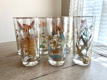 Load image into Gallery viewer, Vintage Botanical Tumblers with Caddy