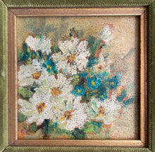 Load image into Gallery viewer, Original Daisy Painting with Velvet Frame