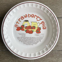 Load image into Gallery viewer, Strawberry Pie Recipe Dish