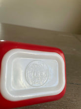Load image into Gallery viewer, 1950’s Red Pyrex ‘Refrigerator Dishes’