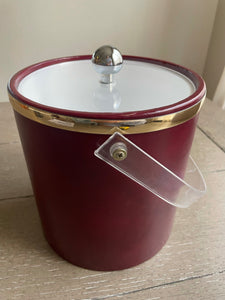 Burgundy Ice Bucket