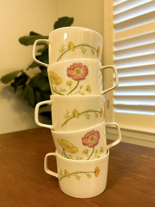 MCM Jardin by Genevieve Fine China Teacup Set