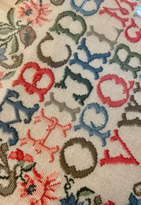 Vintage Alphabet Embroidery Sampler