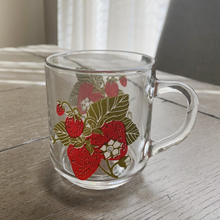 Load image into Gallery viewer, Glass Strawberry Mugs
