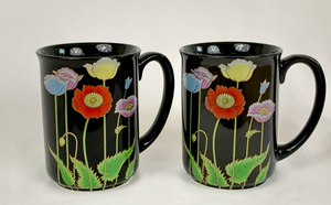 Poppies Mug Set
