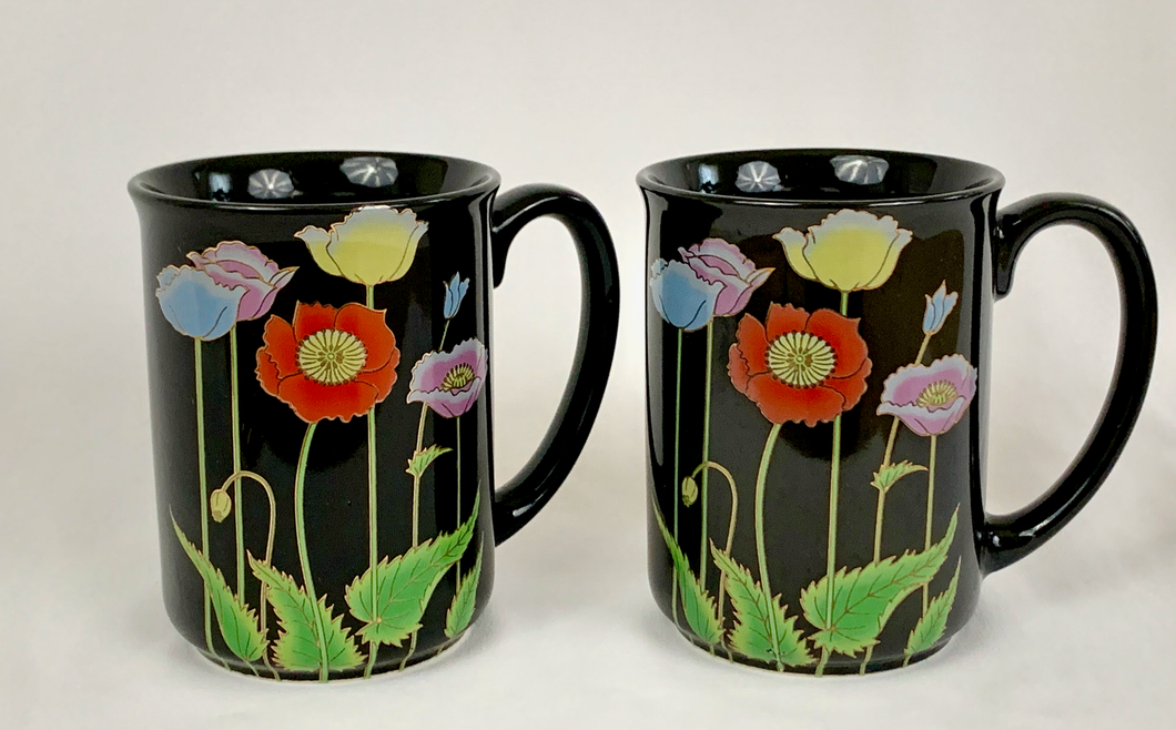 Poppies Mug Set