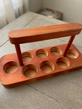Load image into Gallery viewer, Floral Tumblers with Wooden Carrier
