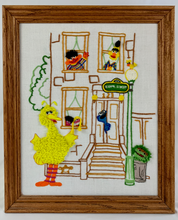 Load image into Gallery viewer, Sesame Street Crewel Embroidery
