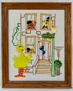 Sesame Street Crewel Embroidery