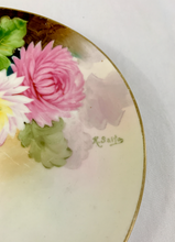 Load image into Gallery viewer, Hand Painted Floral Plate by Nippon
