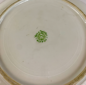 Hand Painted Floral Plate by Nippon