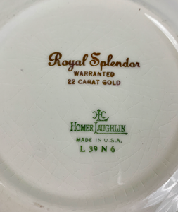 Homer Laughlin Plate- Made in U.S.A
