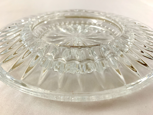 Lead Crystal Pillar Candle Holder