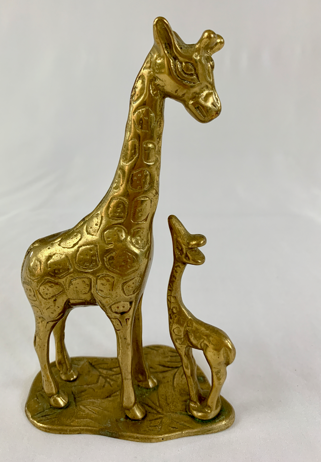 Brass Giraffes- Mom and Baby