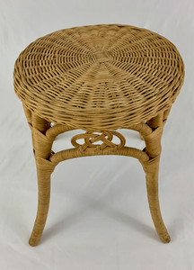 Wicker Stool/ Plant Stand