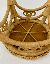 Load image into Gallery viewer, Wicker Stool/ Plant Stand
