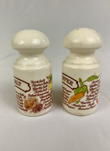 Avon 'Country Kitchen' Salt and Pepper Shakers