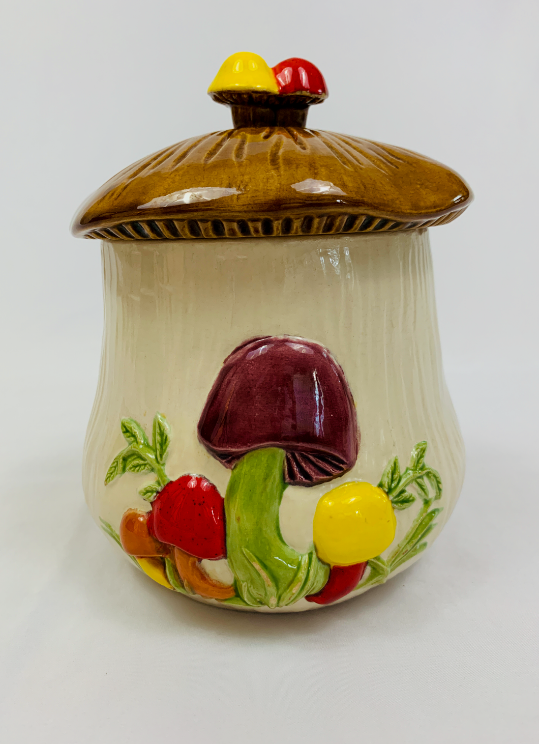 Mushroom Canister/ Cookie Jar by Arnel