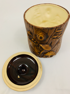 Brown Mushroom Canister