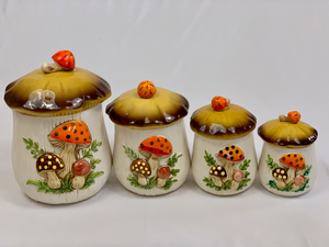 Merry Mushroom Canister Set
