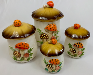 Merry Mushroom Canister Set