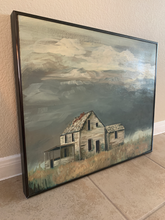 Load image into Gallery viewer, 1984 Original Rustic Painting of House in Field
