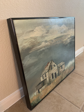Load image into Gallery viewer, 1984 Original Rustic Painting of House in Field
