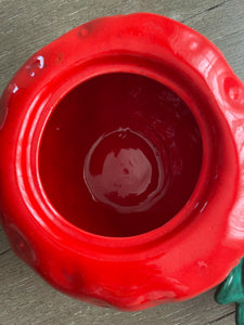 Medium Strawberry Cookie Jar by California Pottery