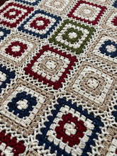 Load image into Gallery viewer, Handmade Granny Square Afghan/Throw
