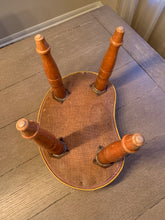 Load image into Gallery viewer, Vintage Mustard Yellow Stool
