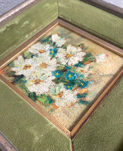 Load image into Gallery viewer, Original Daisy Painting with Velvet Frame
