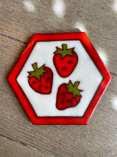 Load image into Gallery viewer, Strawberry Tile Trivet
