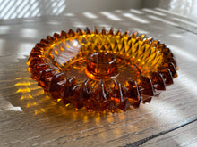 Load image into Gallery viewer, Amber Candle Holder Dish
