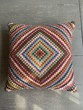 Load image into Gallery viewer, Multi-Colored/ Brown Corduroy Pillow
