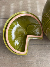 Load image into Gallery viewer, MCM Los Angeles Potteries Sliced Apple Cookie Jar 1964

