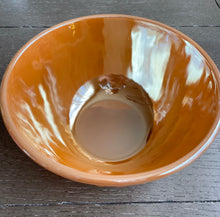 Load image into Gallery viewer, Fire King ‘Peach Lustre’ Mixing Bowl Set

