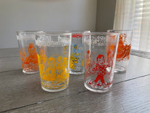 Load image into Gallery viewer, 1950’s Welch’s Character Juice Glasses
